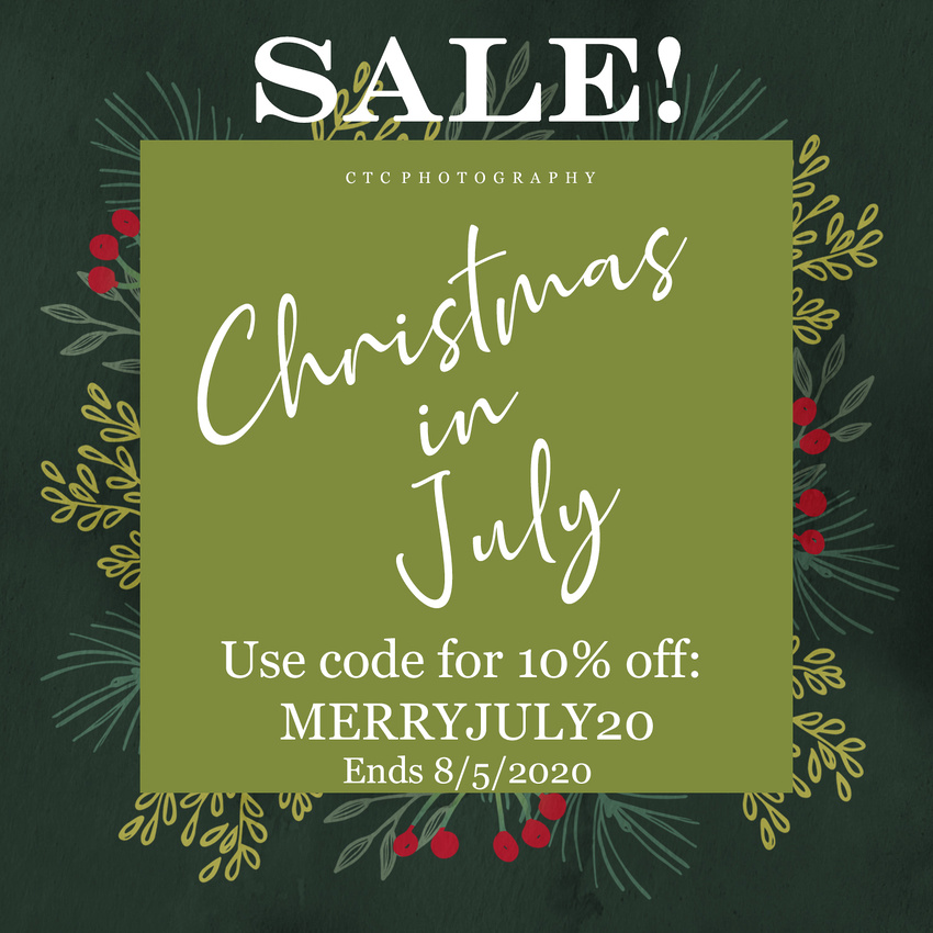Christmas in July sale 2020