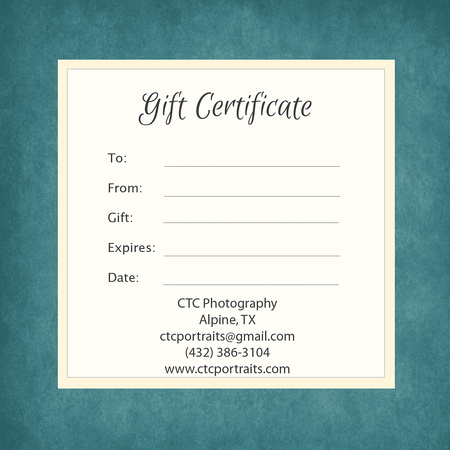 CTC gift certificate